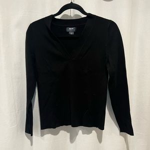 Black Maeve ribbed sweater